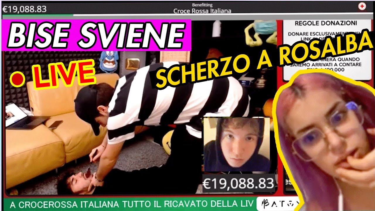 BISE SVIENE IN LIVE: scherzo a ROSALBA | *Sespo e Alfa complici* | Matt & Bise