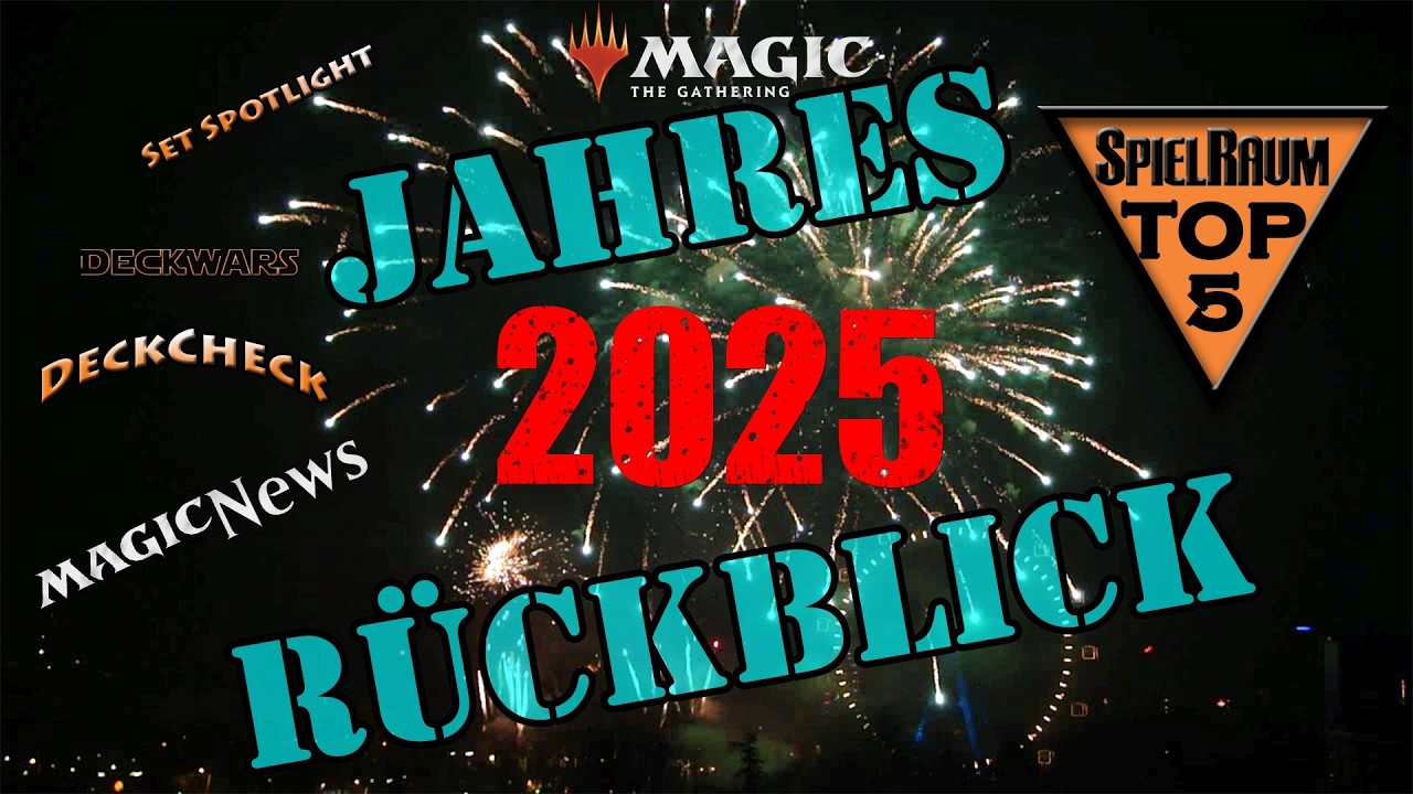 Magic the Gathering Jahresrückblick + Top 5 Karten 2025 - SpielRaum [DE]