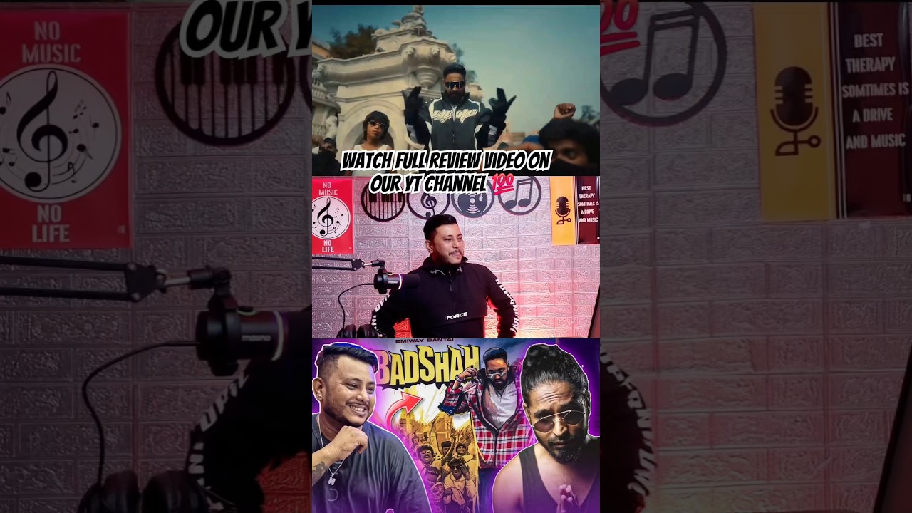 EMIWAY BANTAI - BADSHAH | REACTION | REAL NISCHAL #shorts #emiwaybantai #badshah #realnischal