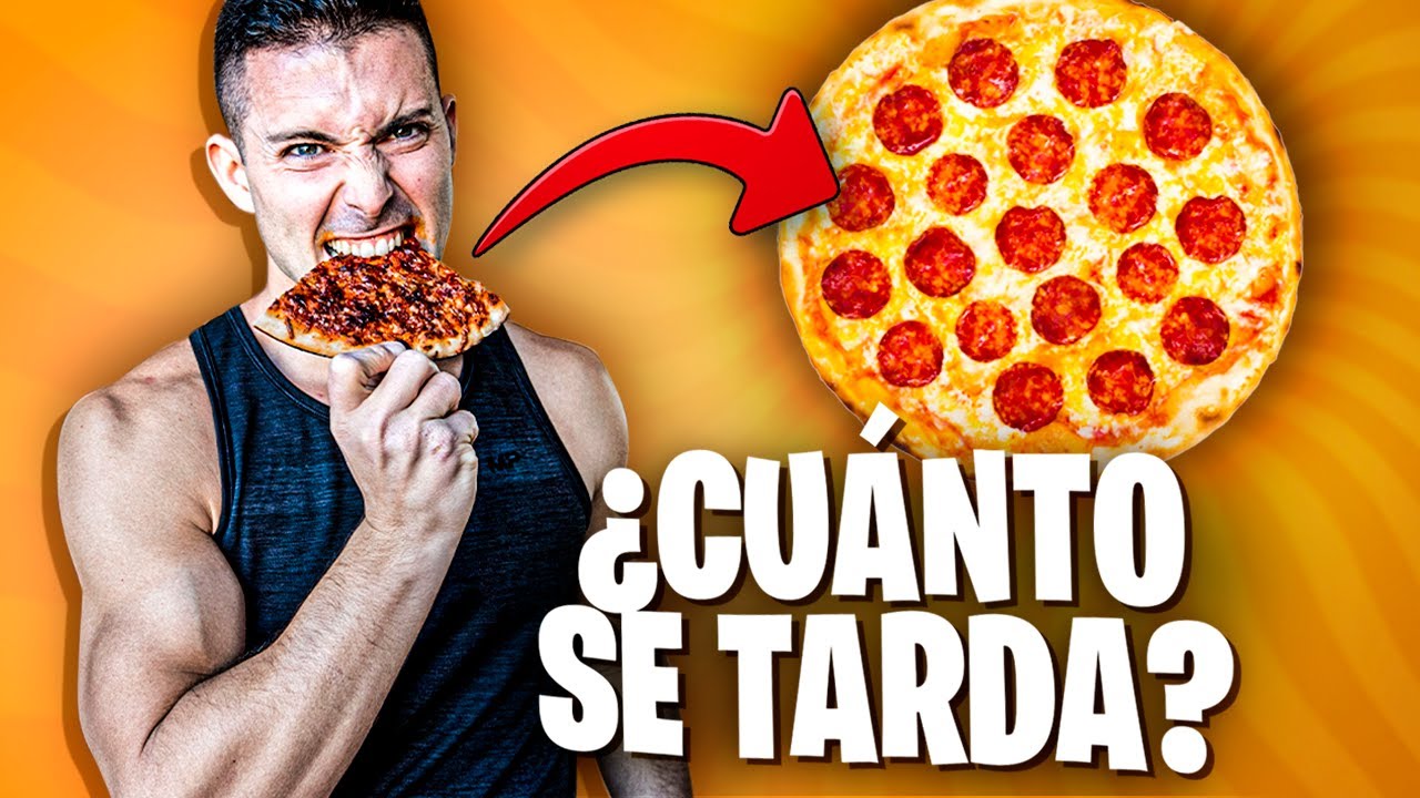 ¿CUÁNTO se tarda en QUEMAR una PIZZA? 🔥🍕Reto de COMIDA