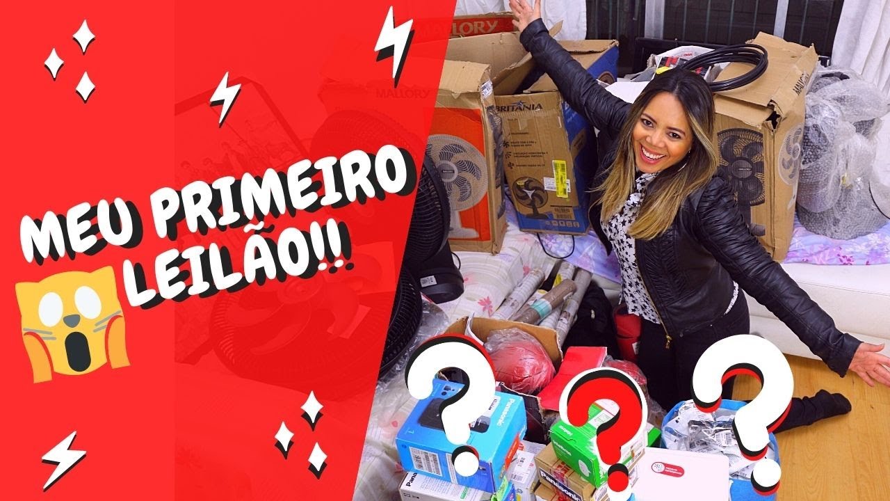 LEIL&Atilde;O DE PALLET BRASIL! TIVE MUITA SORTE!!!! #CintiaCordeiro #leil&atilde;o #storage