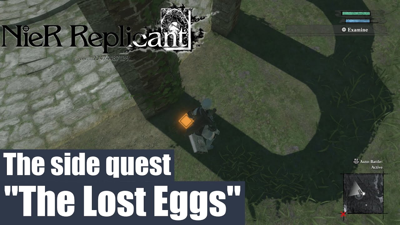NieR Replicant ver.1.22474487139... - ''The Lost Eggs'' Side Quest Guide