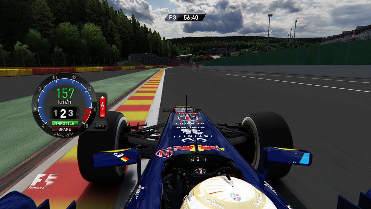 Sebastian Vettel Red Bull RB8 OnBoard @ Spa-Francorchamps | 2012 Belgian GP | Assetto Corsa