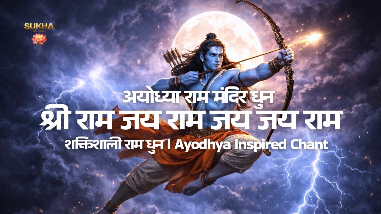 Shri Ram Jai Ram Jai Jai Ram | Powerful Ram Dhun | Ayodhya Ram Mandir Inspired Chant