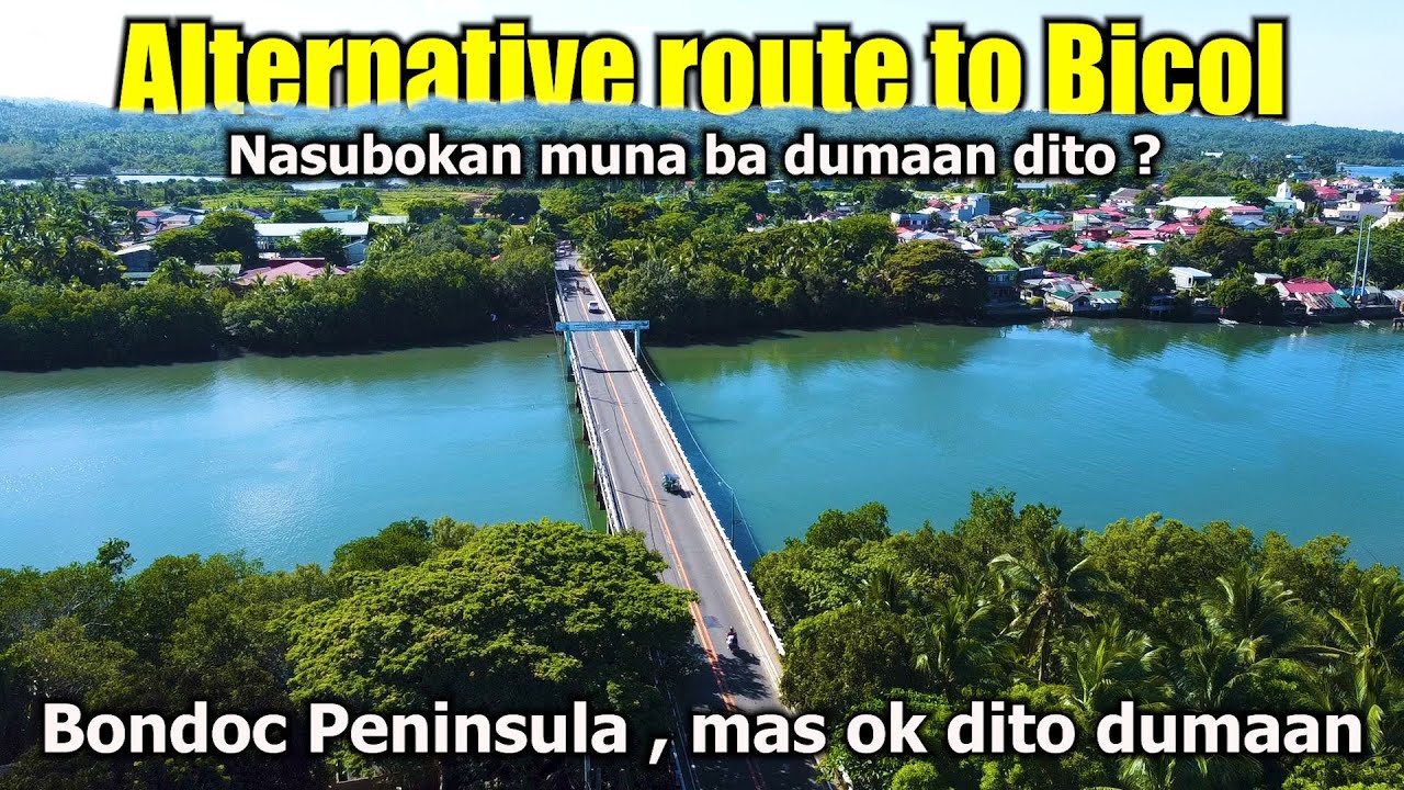 MAGANDANG DAAN PAPUNTANG BICOL | BONDOC PENINSULA ROAD UPDATE
