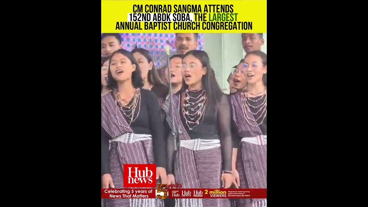 CM Conrad Sangma attends 152nd ABDK Soba, the largest annual Baptist church congregation
