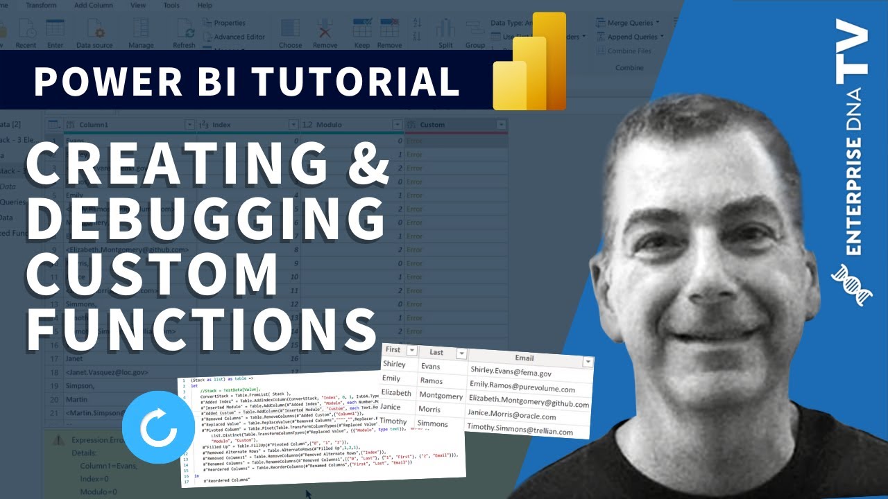 How to Create And Debug Custom Functions In Power BI
