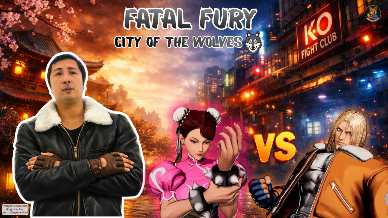 CHUN-LI vs TERRY BOGARD (Online Match) TENTANDO JOGAR 😂 | FATAL FURY: CITY OF THE WOLVES
