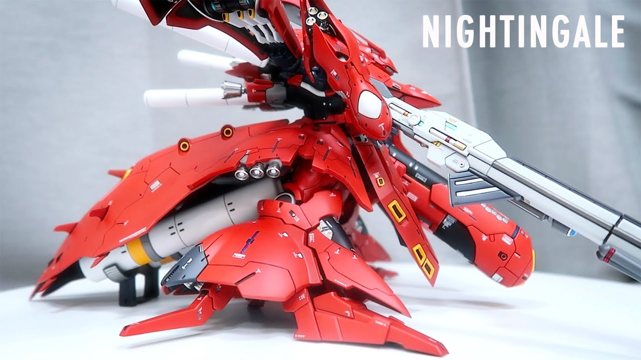 Devil's in the Details | 1/144 HG Nightingale Gunpla Paint + Build by Kugdai