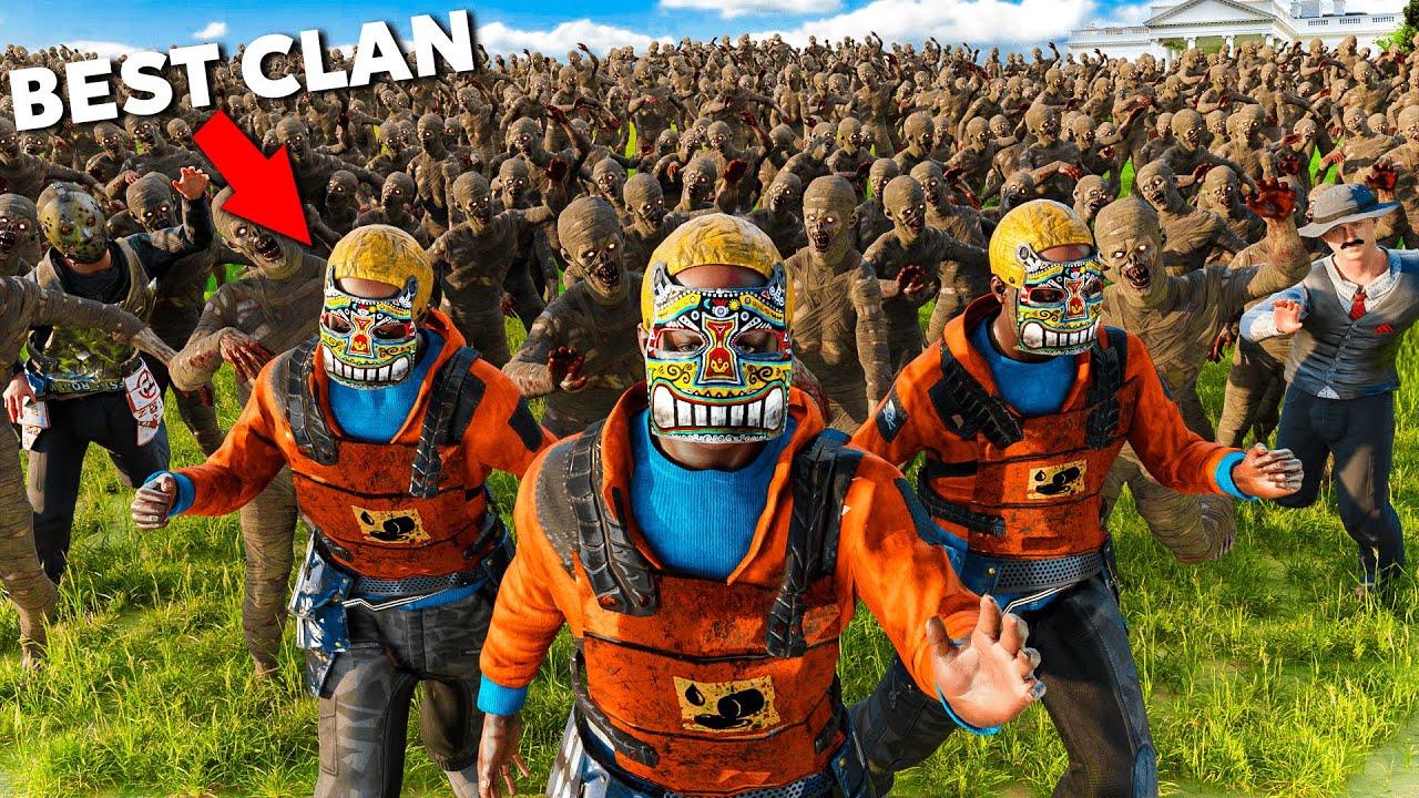 Сможет ли ЛУЧШИЙ КЛАН в Rust победить 100 зомби?
