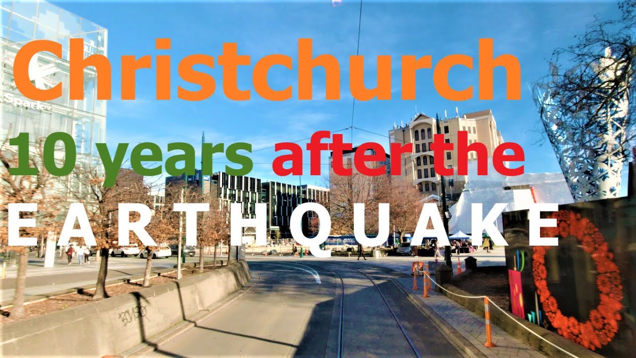 Christchurch City Centre New Zealand 4K