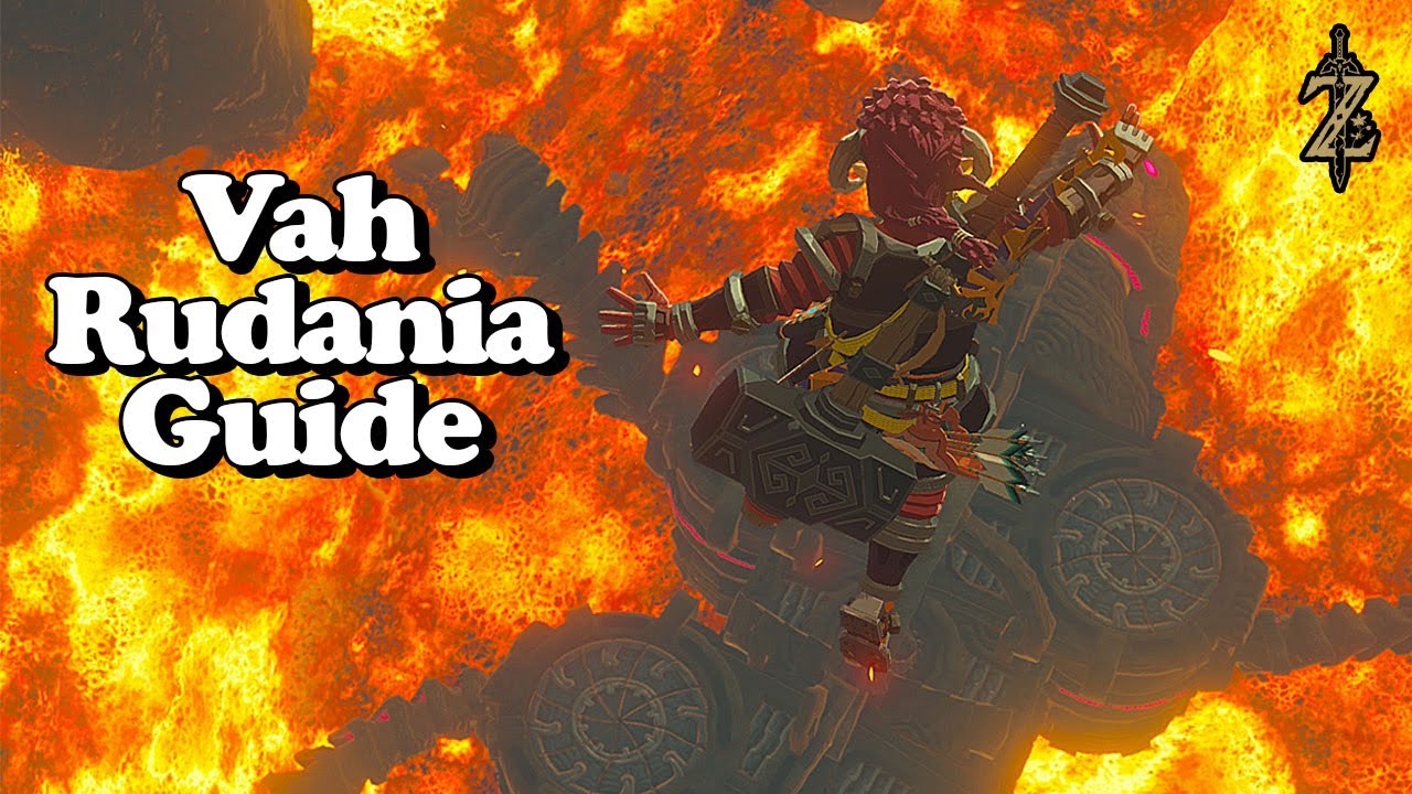 Vah Rudania Divine Beast Complete Walkthrough Zelda Breath of The Wild | BotW