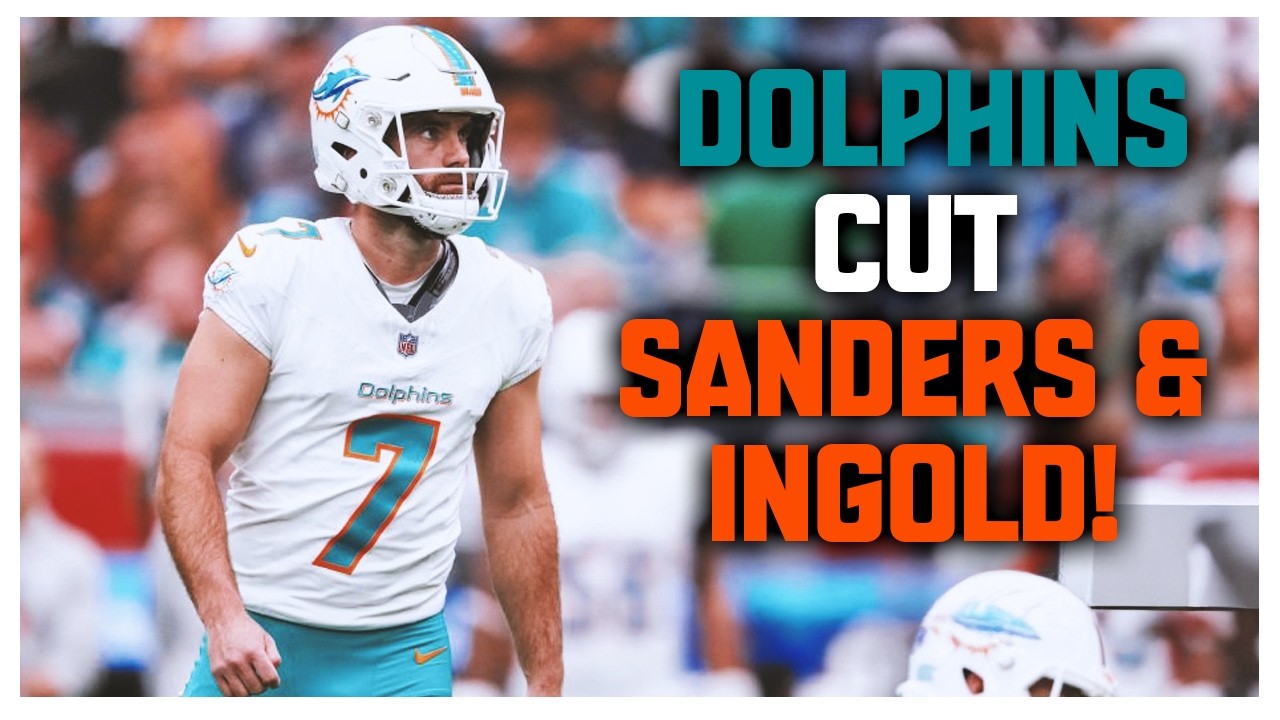Miami Dolphins Cut Jason Sanders & Alec Ingold!