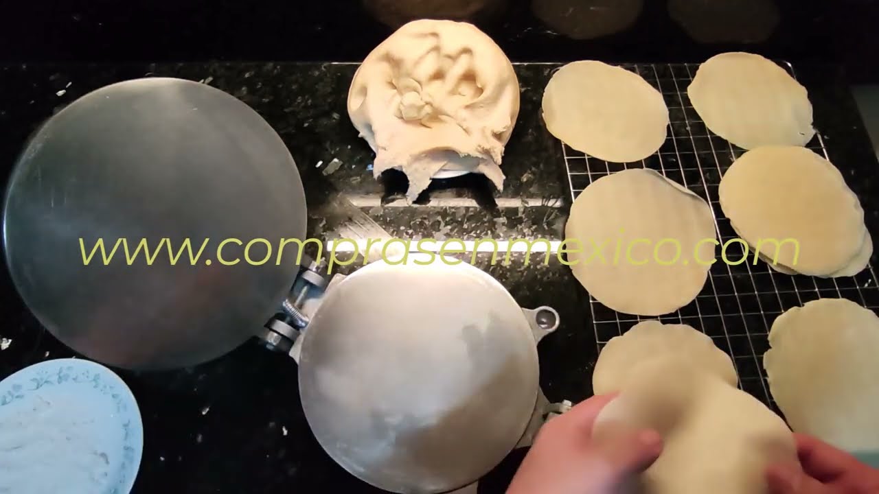 Uso Prensa Eléctrica Para Tortillas de Harina