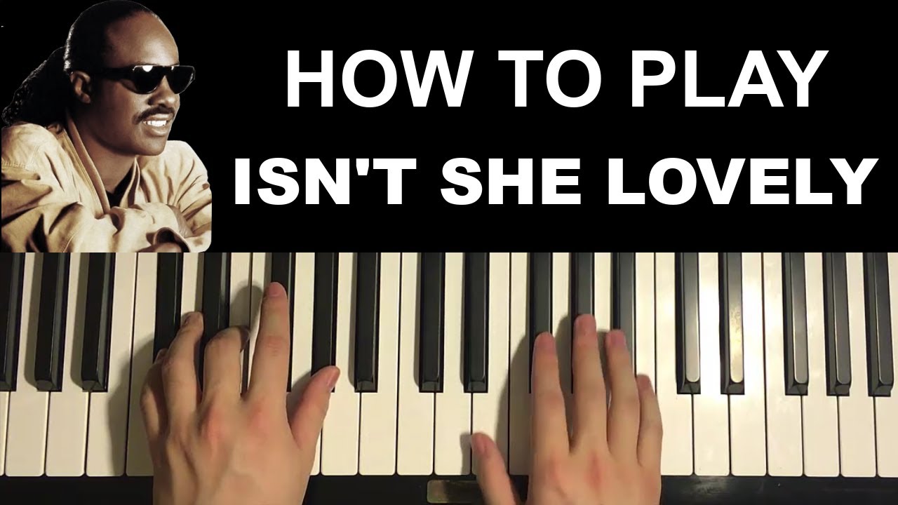 Stevie Wonder - Isn't She Lovely (Piano Tutorial Lesson)
