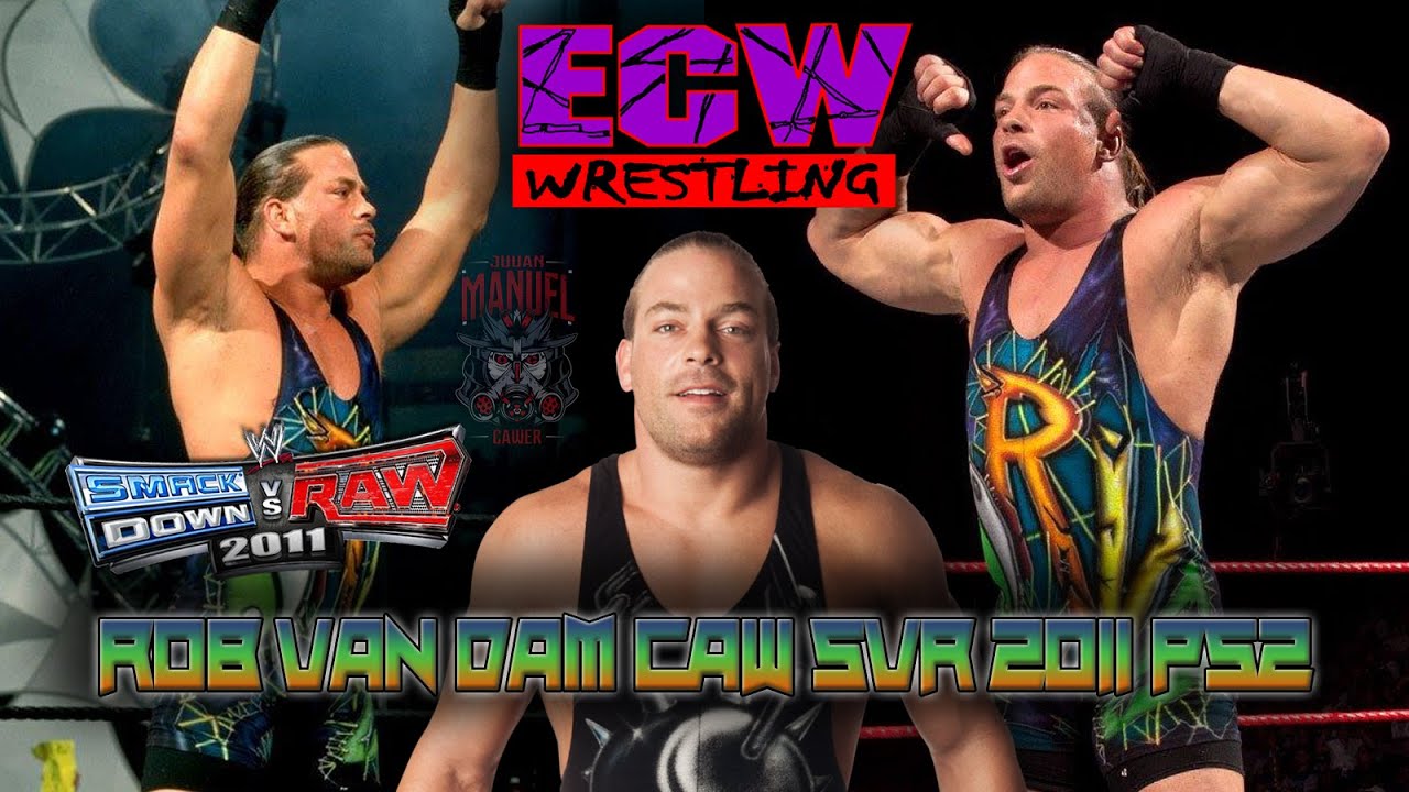 Caw Rob Van Dam (4 Atuendos) SVR 2011 PS2