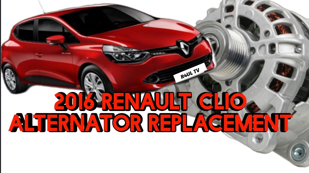 Замена генератора Renault Clio 2016 года