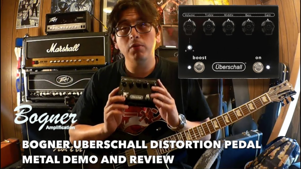Bogner Uberschall Distortion Pedal - Metal Demo and review