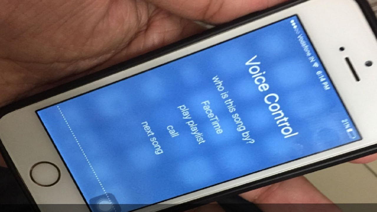 Как отключить голосовое управление на iPhone