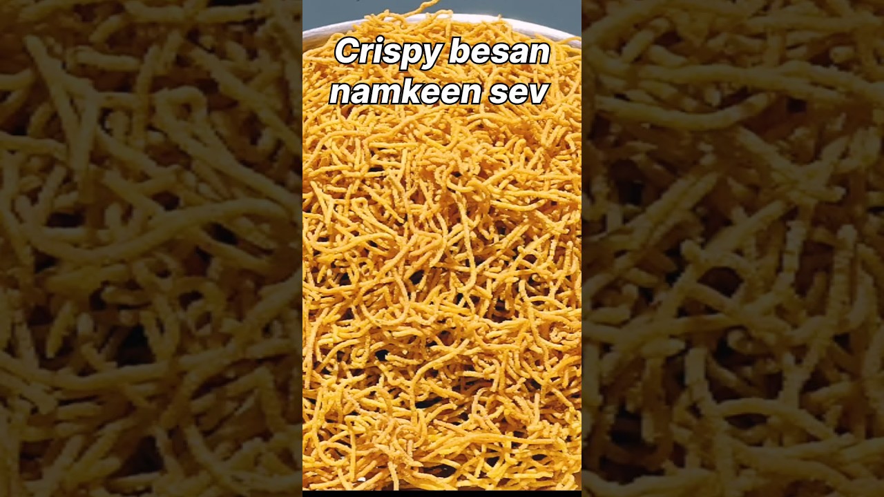Crispy besan namkeen sev banane ka easy way #youtubeshorts #shorts #cooking #sarvotamrasoi