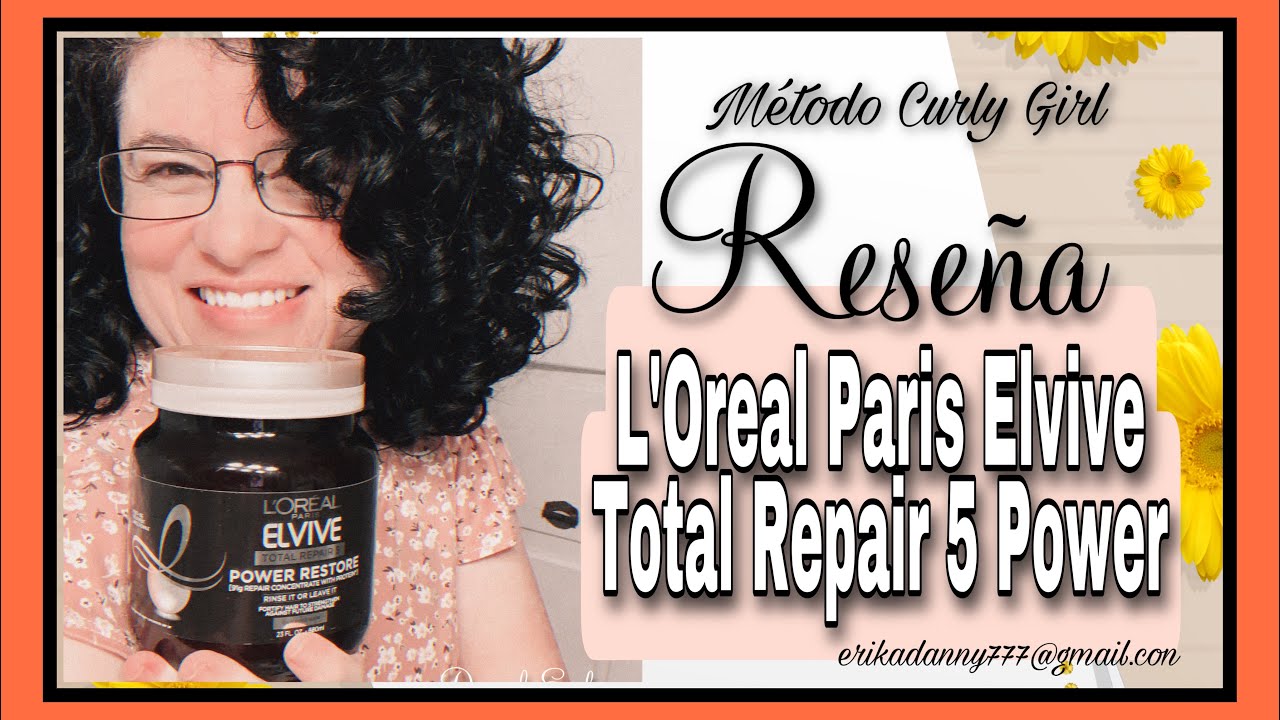 🌹 L'Oreal Paris Elvive Total Repair 5 Power Restore Multi-Use Protein Hair Treatment🌸 RESEÑA🍀