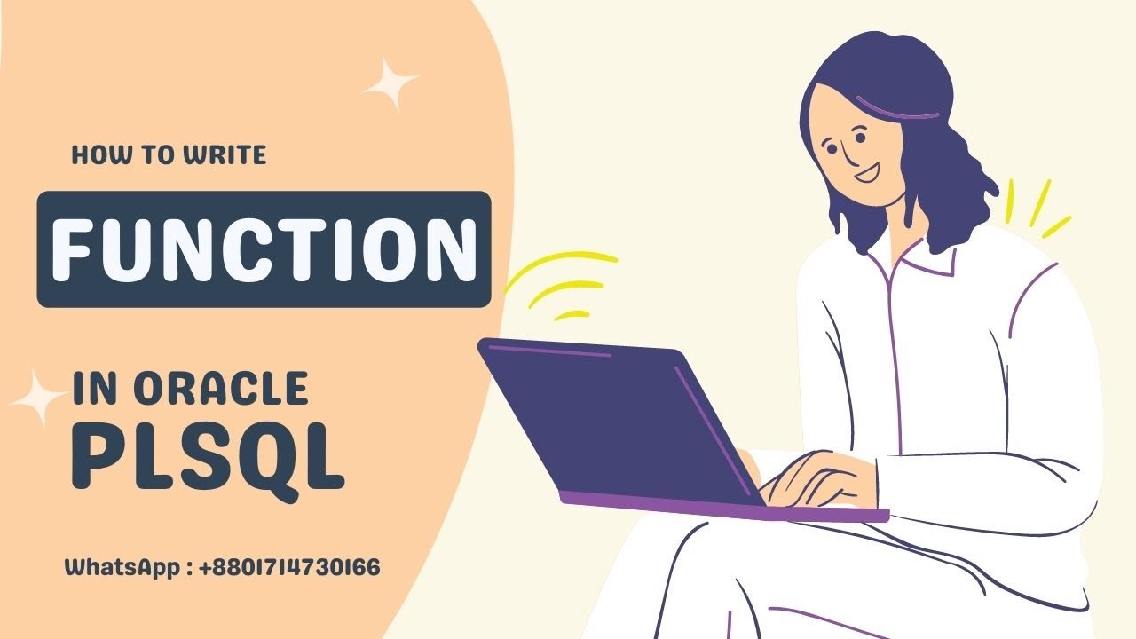 How to write function in Oracle PLSQL
