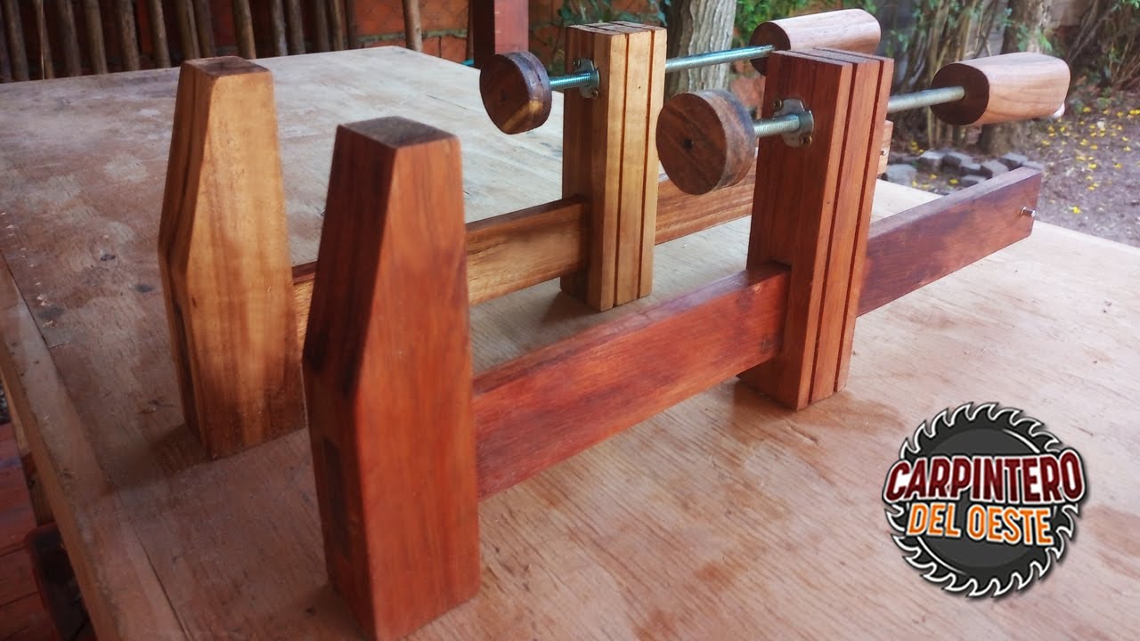 COMO HACER PRENSAS ESTILO F EN MADERA A BAJO COSTO