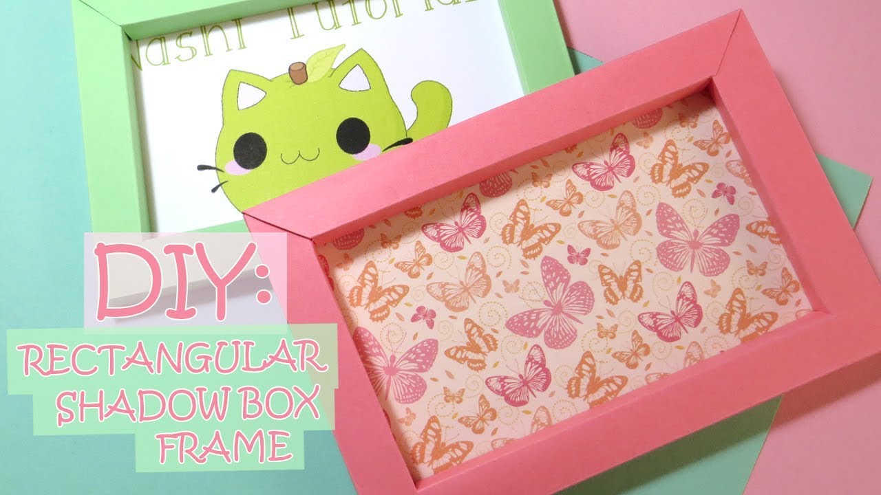 DIY: Rectangular Shadow Box Frame (Rectangular Paper Frame)