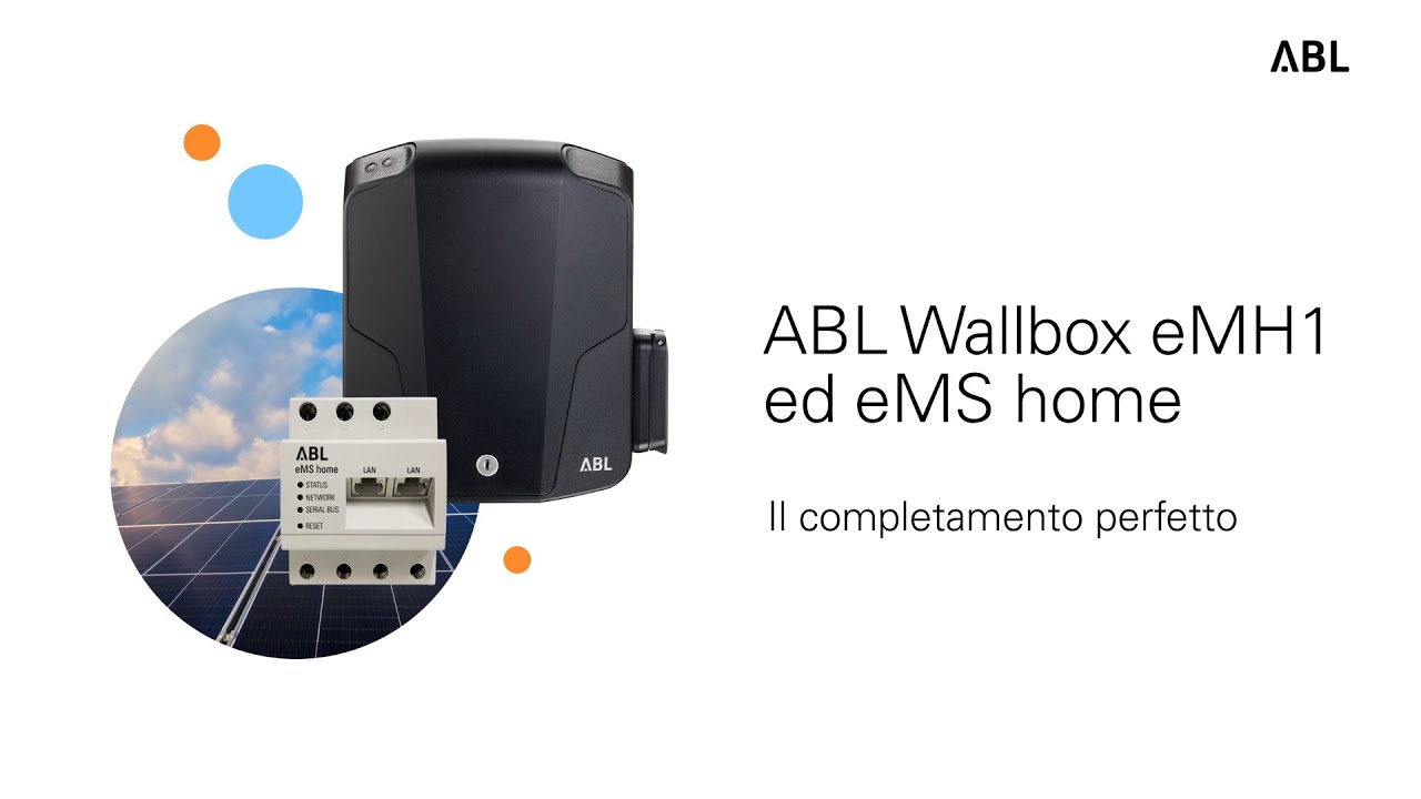 ABL Wallbox eMH1 ed eMS home - Il completamento perfetto | Connectivity & eMobility by ABL