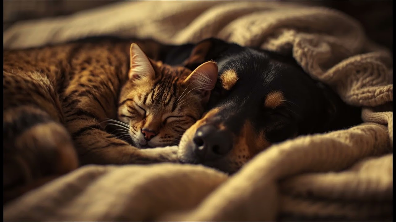 Calm Paws Series #3 Puppy Sleep Music / Gentle Calming Sounds for Deep Rest 1Hour