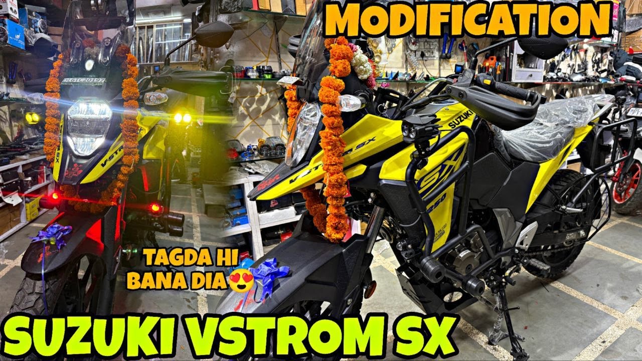 SUZUKI VSTROM SX 250 Heavy Load kardia | Tagdi Modification | Showroom se Sidha Aagye Customer |