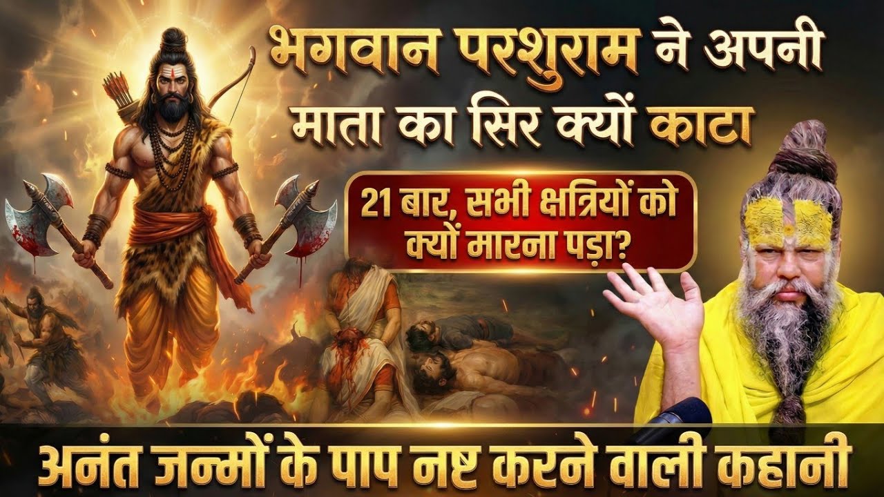 भगवान परशुराम ने अपनी माता का सिर क्यों काटा | अनंत जन्मों के पाप ख़त्म | Shri Premanand Ji Maharaj