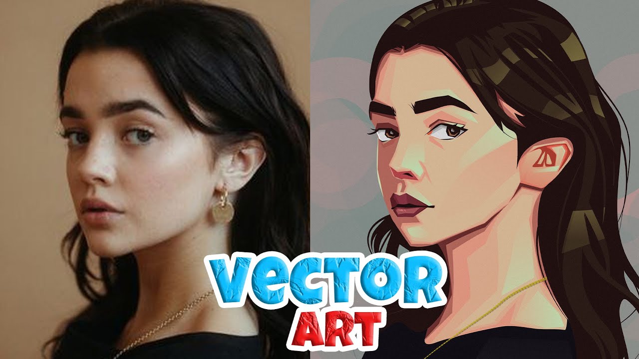 How To Draw Digital Art ✨️ Vector art