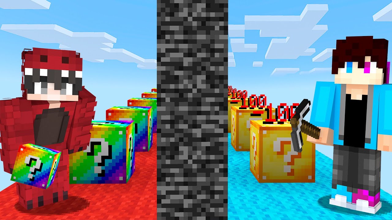 Valsspelen In Een Super Lucky Block Race