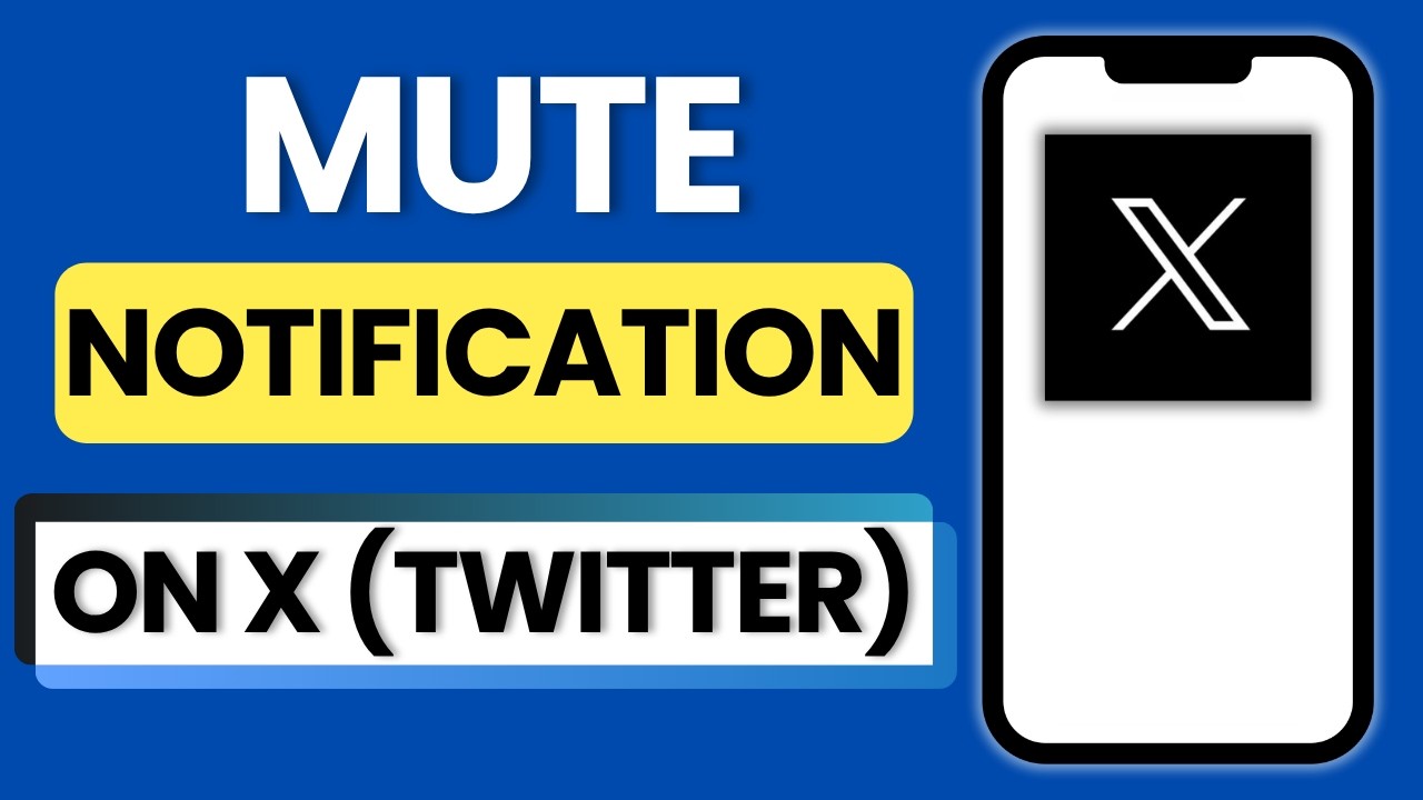 How To Mute Notifications On X 2026