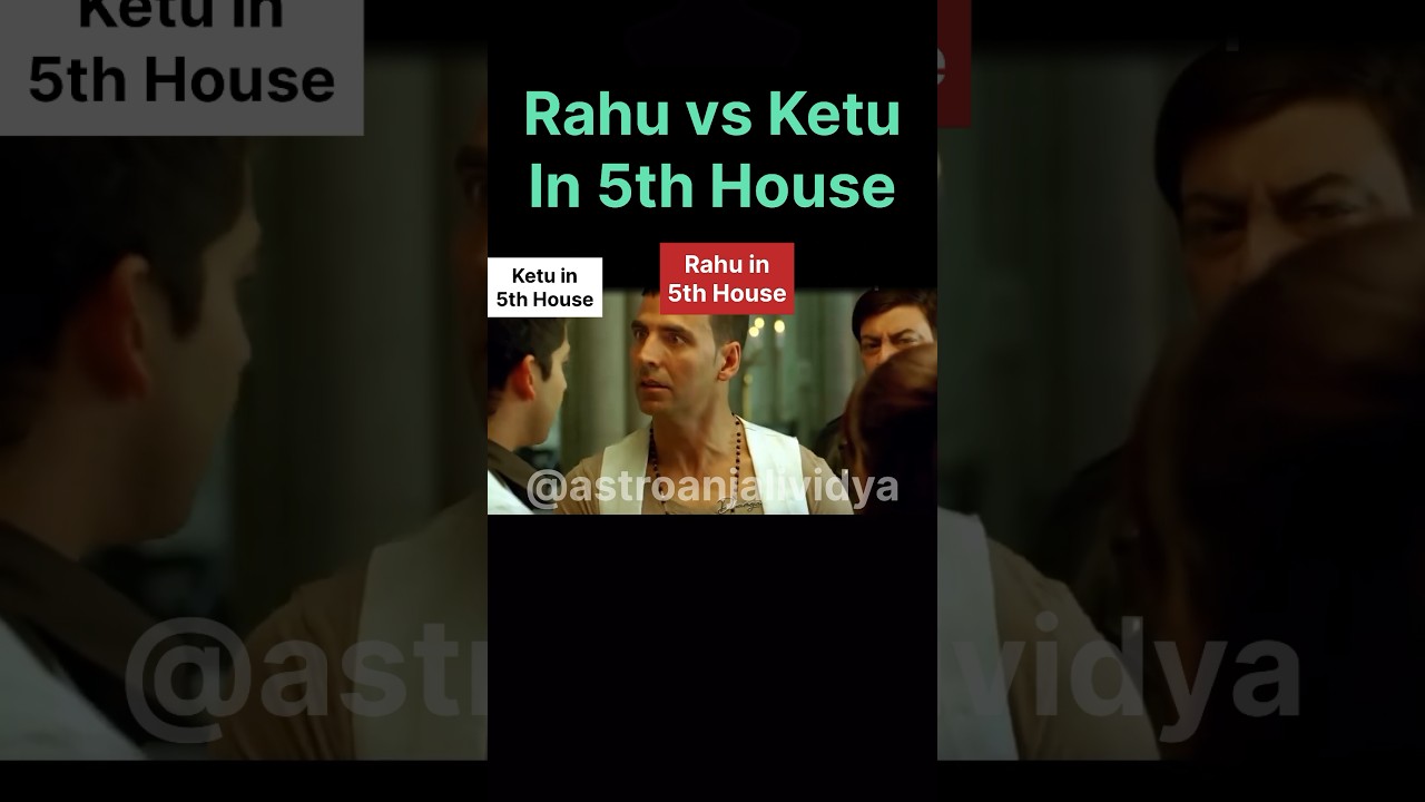 Rahu Ketu In 5th House Of Kundli #astrology #astroanjalividya