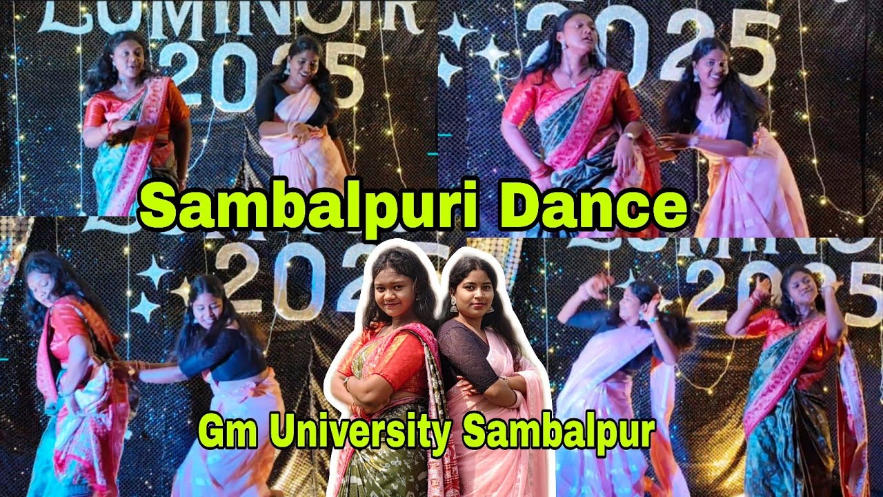 Sambalpuri Dance Performance💃🏻Fresher's Party 2k25✨GM University Sambalpur #vlog #youtube #freshers