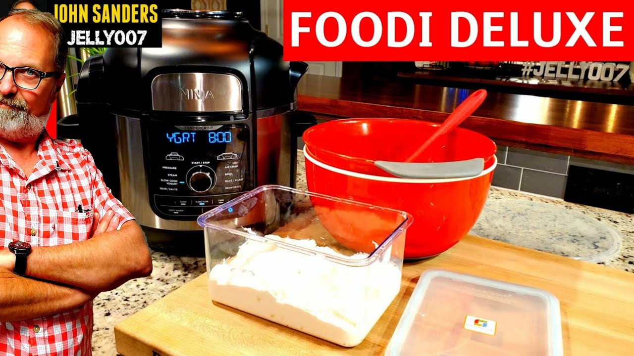 How To Make GREEK YOGURT HOMEMADE | NINJA FOODI DELUXE