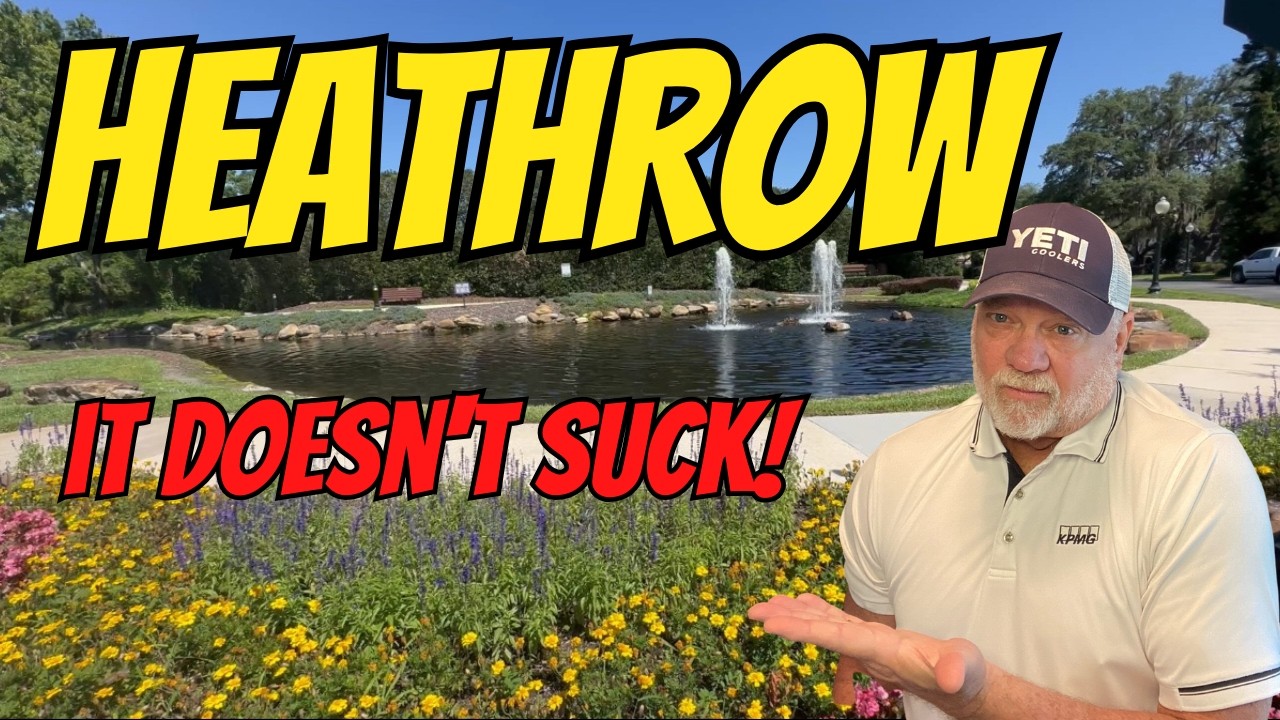 Heathrow 4K Tour | Living In Lake Mary FL | Living In Orlando FL