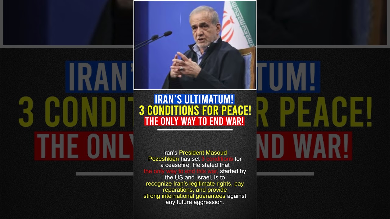 IRAN&rsquo;S ULTIMATUM 3 CONDITIONS FOR PEACE! | End the War
