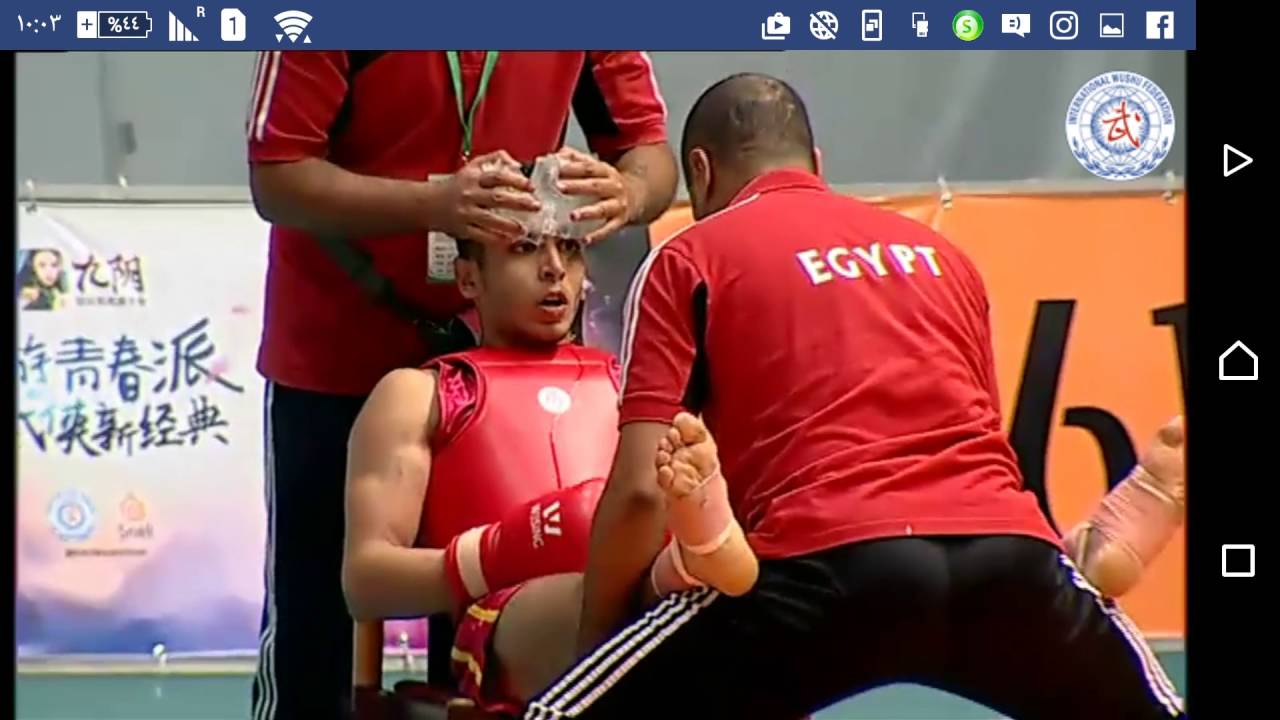وزن 65 ك بطولة العالم للشباب الاعب المصري مهاب