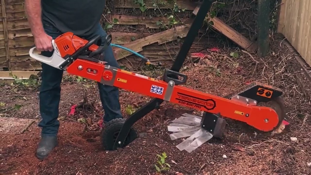 Grind stumps with your Stihl chainsaw