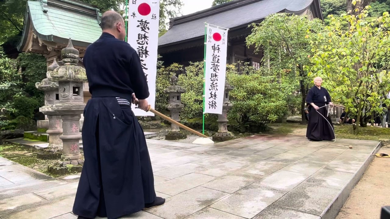 令和7年度流祖祭奉納演武　一心流鎖鎌術