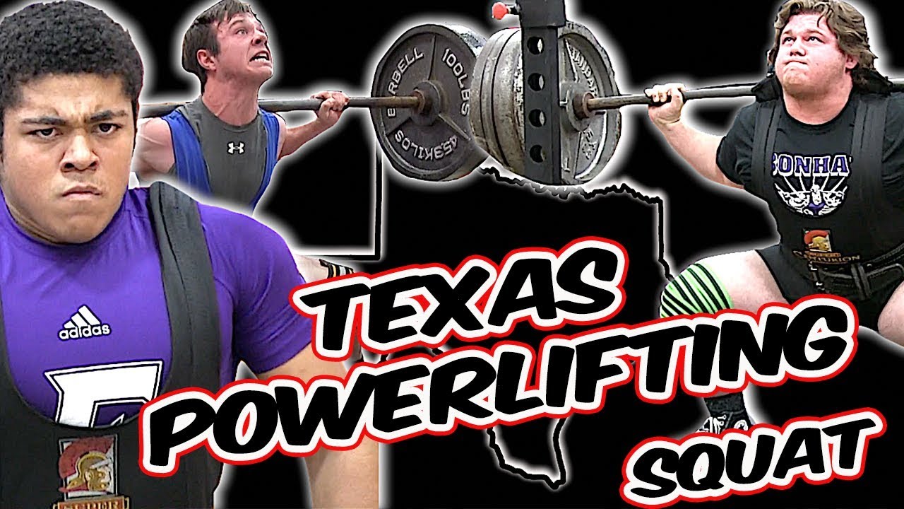 🔥🔥 Texas Strong ! | High School Powerlifting | Squat | S & S Ram Invitational | THSPA Region 6
