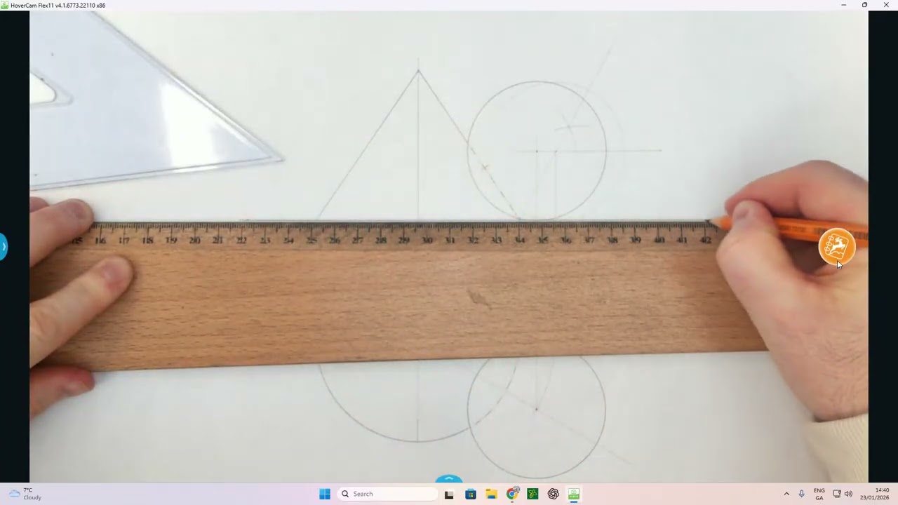 Solids in Contact - Cone & 2 Spheres
