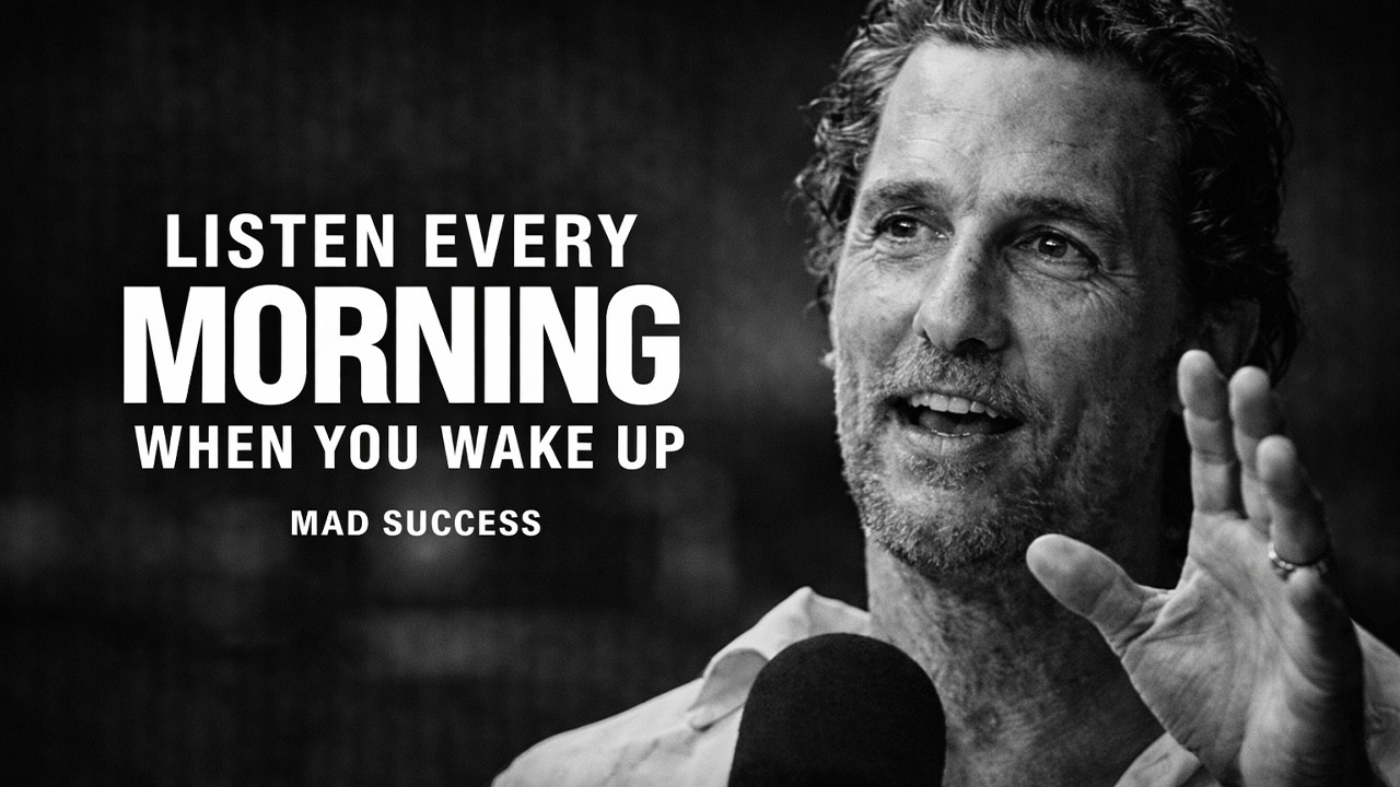 MORNING MOTIVATION - Wake Up Early, Start Your Day Right! Listen Every Day! - Matthew McConaughey
