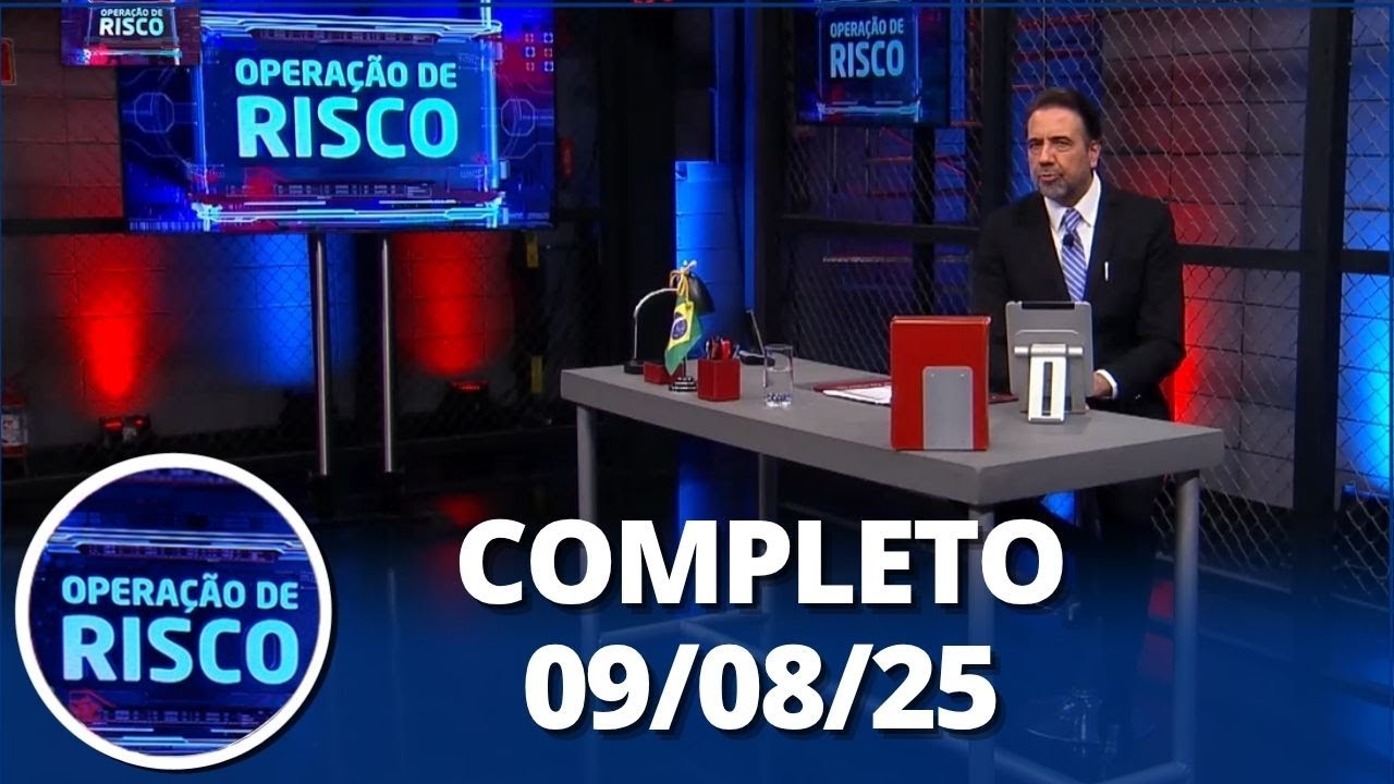 Operação de Risco: Tráfico de drogas, homem acusa policial de roubo e mais (09/08/25) | Completo