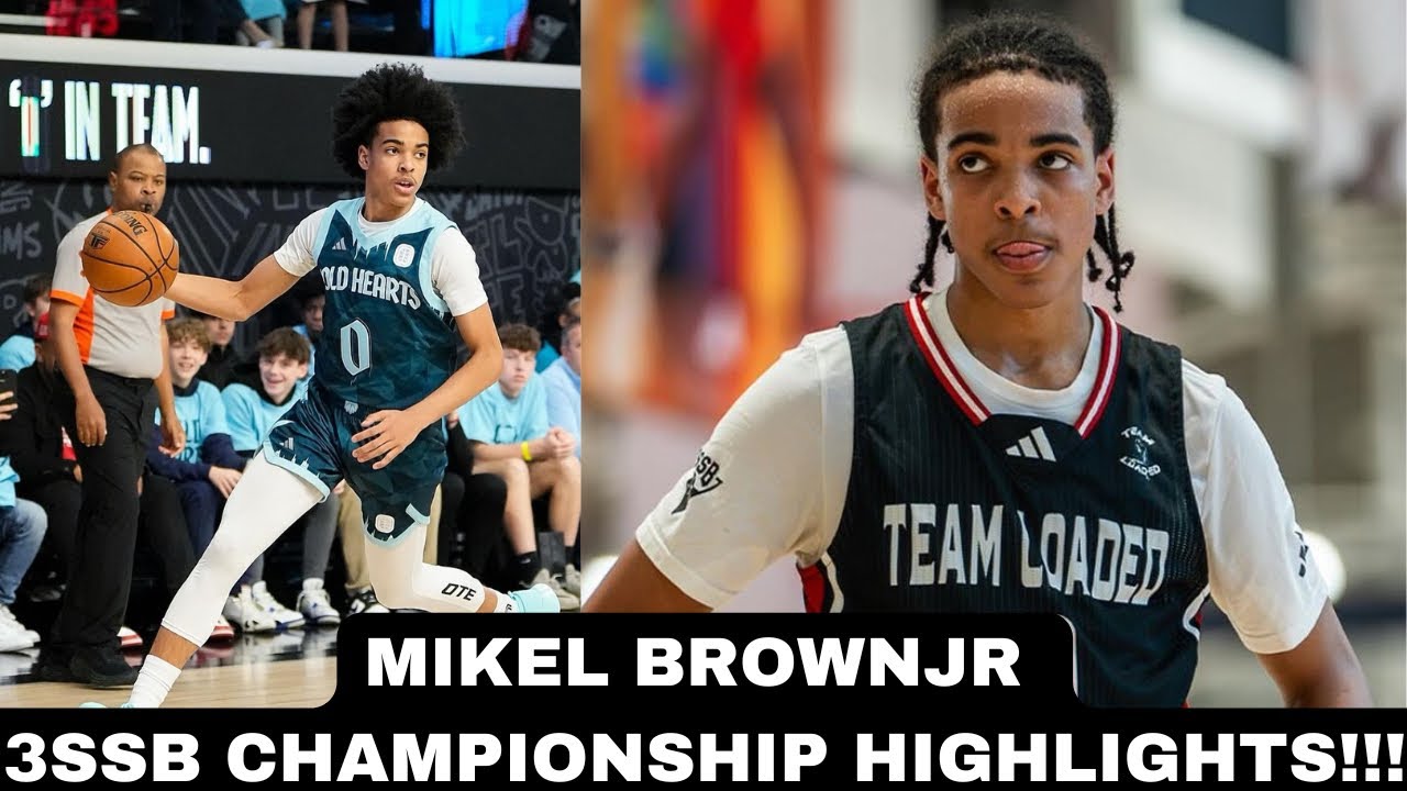 5⭐️ MIKEL BROWN JR FULL 3SSB CHAMPIONSHIP HIGHLIGHTS!!! TOP PG IN 2025!!! LOUISVILLE COMMIT!!!