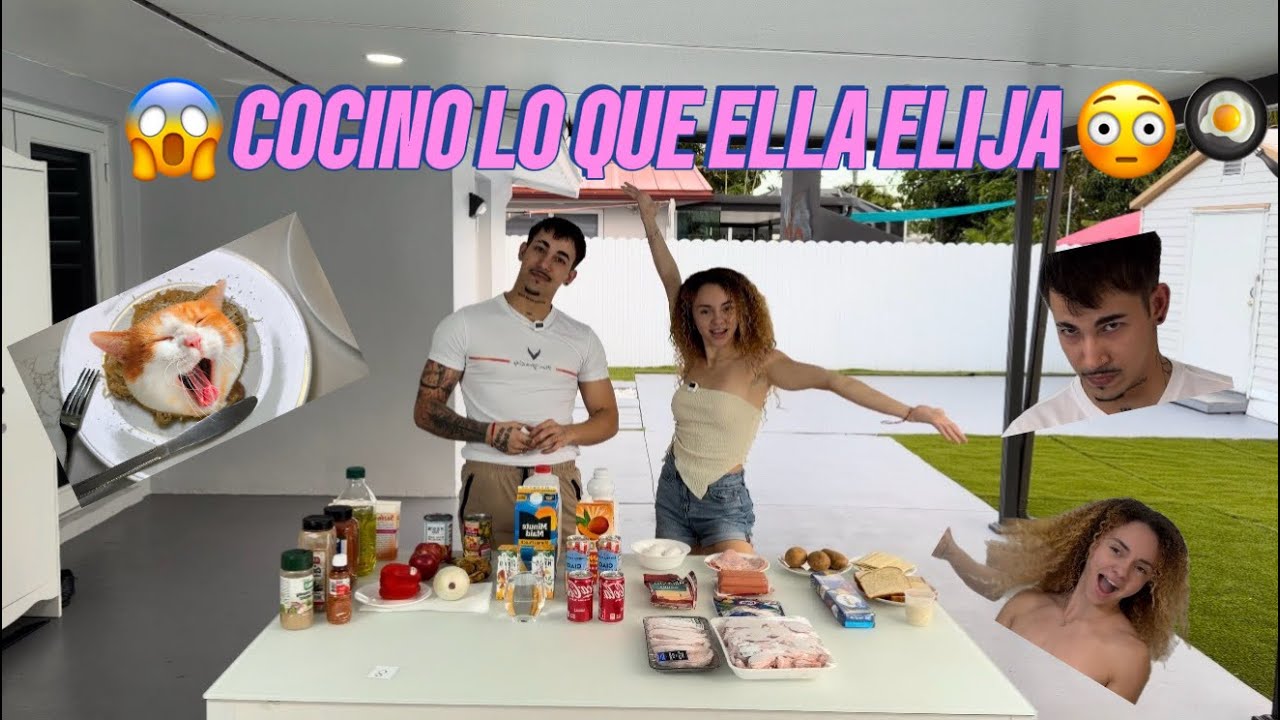 Cociné lo que mi mejor amiga eligió A CIEGAS 😳🍳 | Reto de cocina