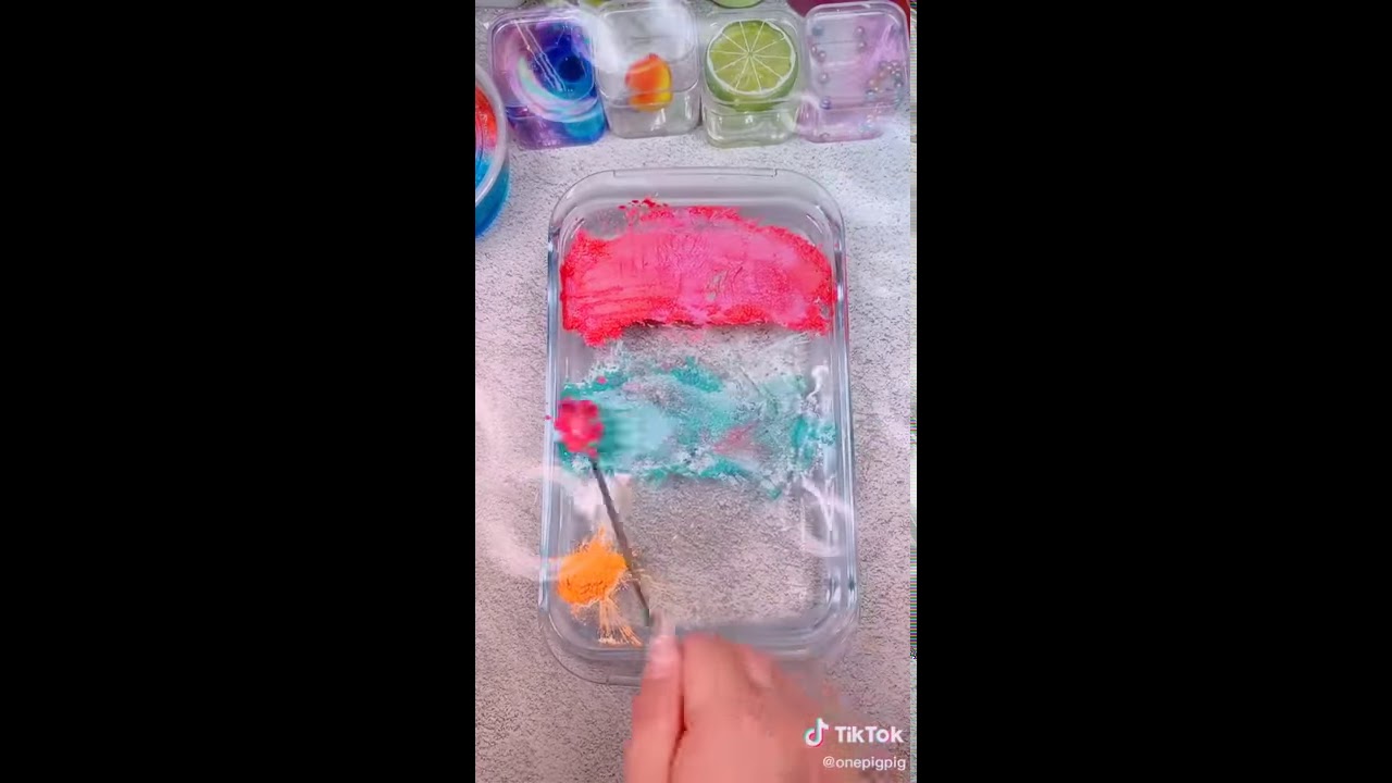 Tik Tok (colorare slime)😊😊
